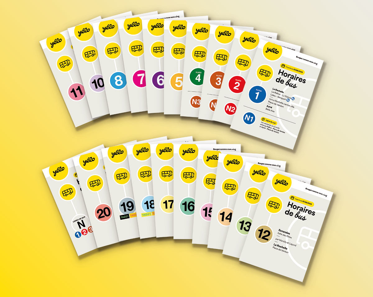 Fiches horaires - Yélo