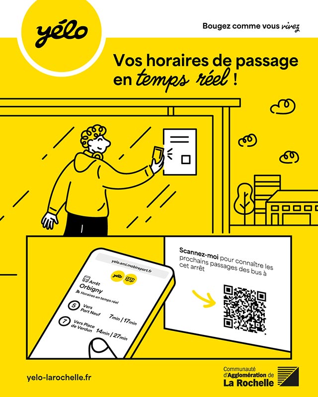 Horaires en temps réel - Yélo